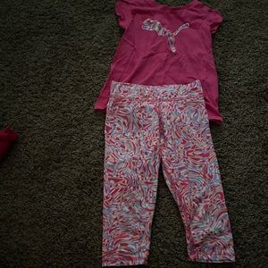 Toddler girls PUMA outfit